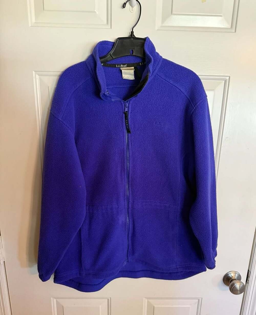 L.L. Bean Full Zip Fleece Jacket Purple